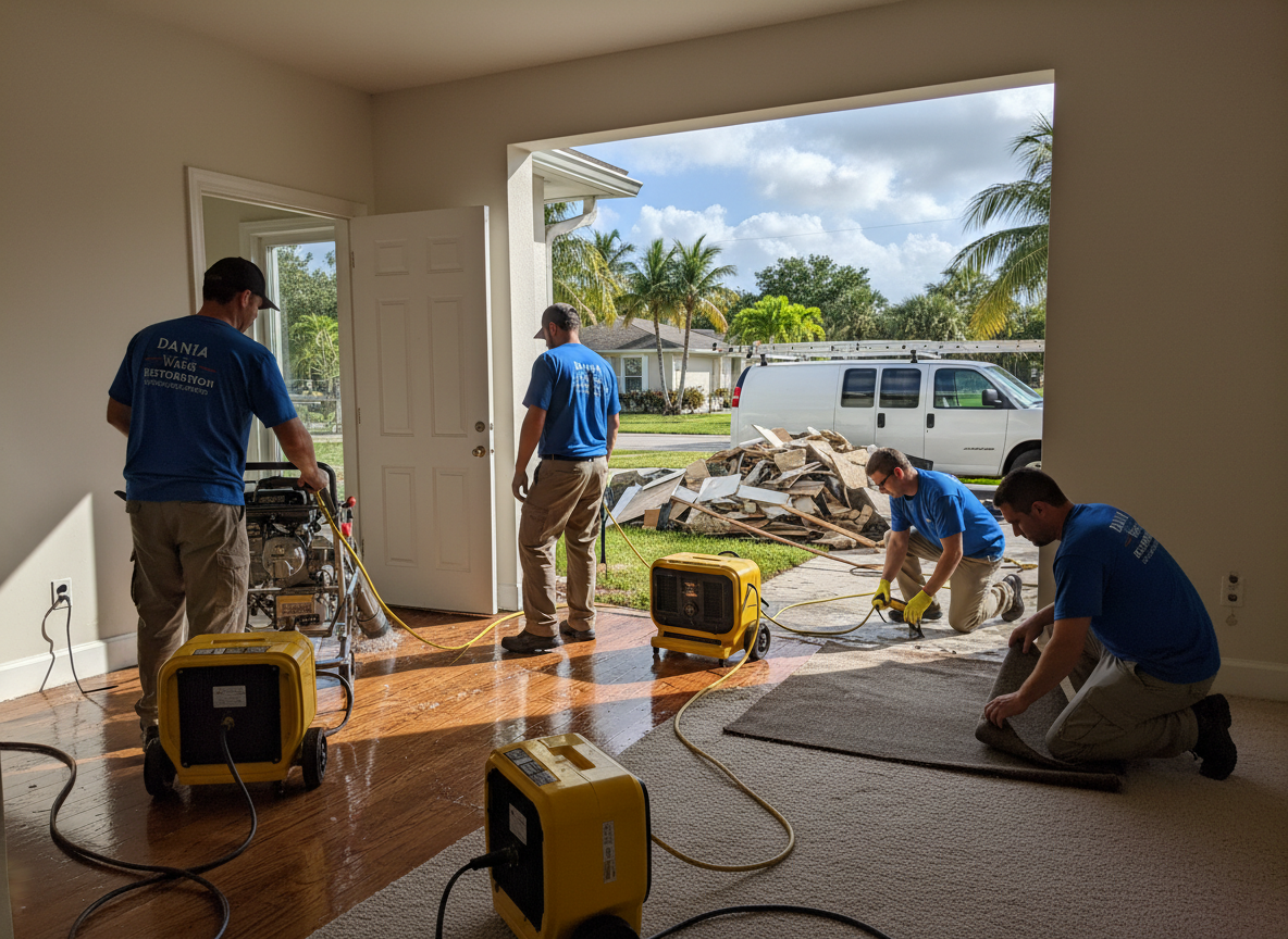 Water Damage Restoration Dania in Sunrise, FL 33004