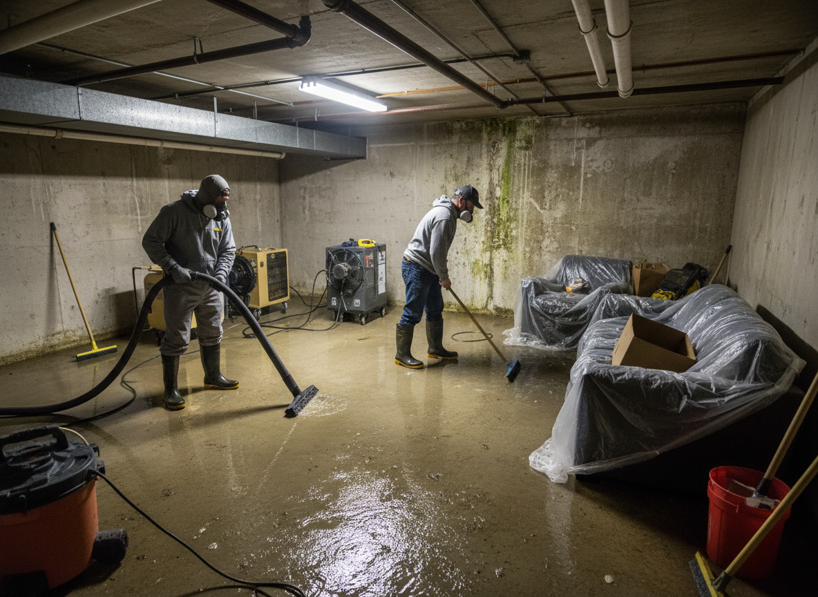 Basement Flood Cleanup in Dania, FL