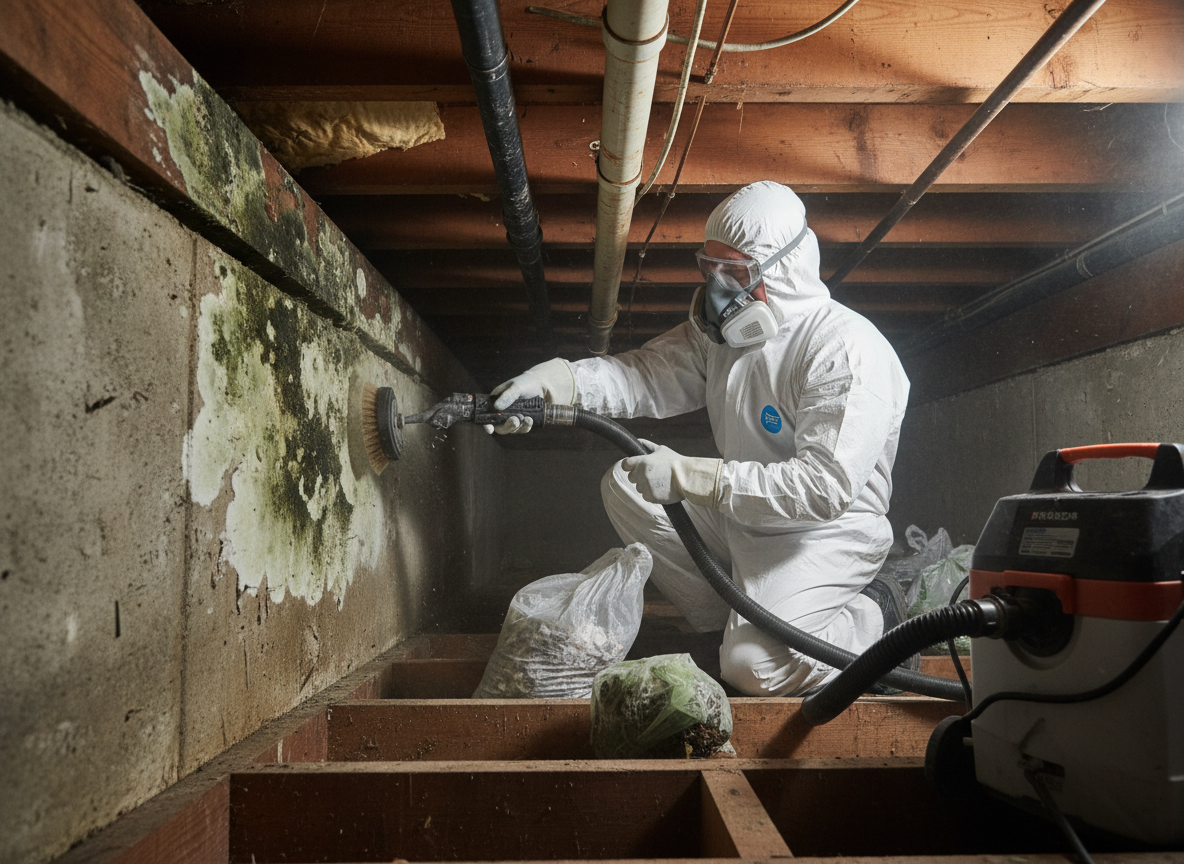 Crawl Space Mold Removal in Dania, FL
